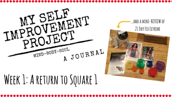 Self Improvement Project Week 1